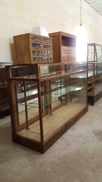 Vintage juweliers vitrine winkel